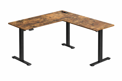 Bureau assis debout en L Worklift