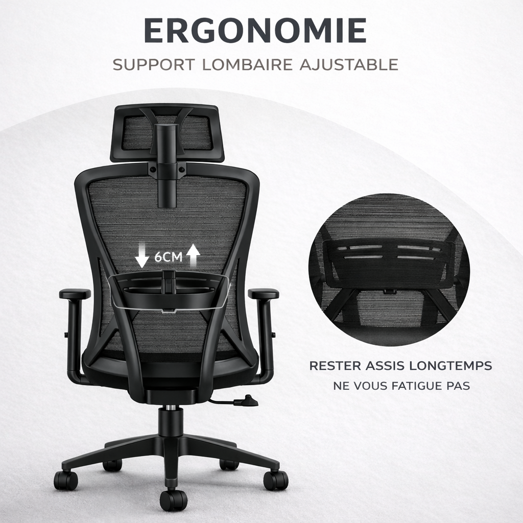 Chaise de bureau ErgoSit