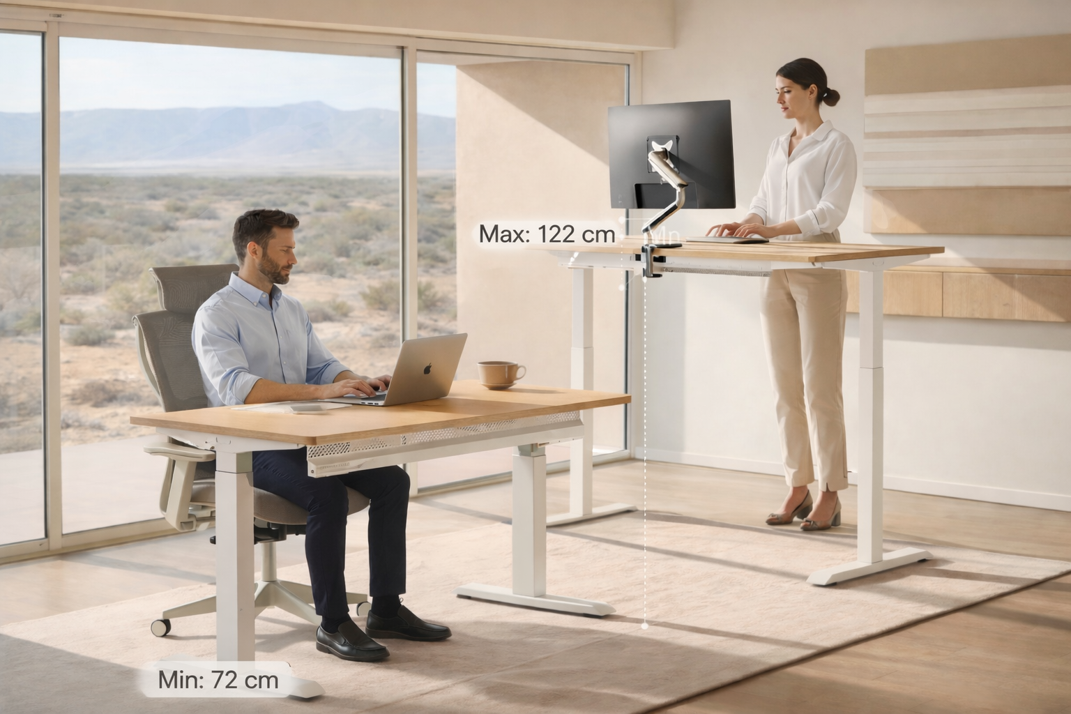 Bureau assis debout Worklift Pro